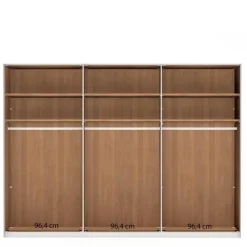 New 6-türiger Schlafzimmerschrank mit Glas - Hung Kleiderschränke|Schränke
