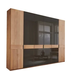 New 6-türiger Schlafzimmerschrank mit Glas - Hung Kleiderschränke|Schränke