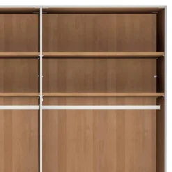 New 6-türiger Schlafzimmerschrank in Erle teilmassiv - Dilacco Kleiderschränke