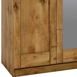 3-türiger Schlafzimmer-Schrank mit Spiegel - Rirua Kleiderschränke|Schränke