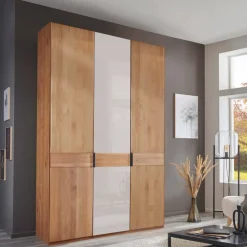 Online 3-türiger Schlafzimmerschrank in Erle - Dilacco Kleiderschränke