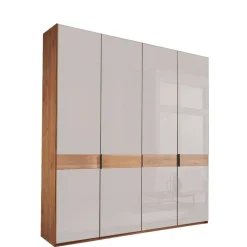 Outlet 4-türiger Schlafzimmer-Schrank teilmassiv - Dilacco Kleiderschränke