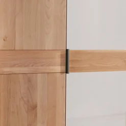 Outlet 4-türiger Schlafzimmer-Schrank teilmassiv - Dilacco Kleiderschränke