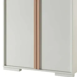 Sale 2-türiger Schlafzimmerschrank in Weiß mit Buche - Eldrus Kleiderschränke|Schränke