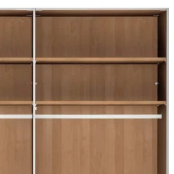 8-türiger Schrank in Erle teilmassiv - Dilacco Kleiderschränke|Schränke