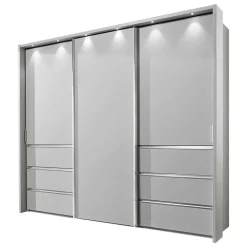 3-türiger Schwebetüren Schrank 260cm breit - Kanella Kleiderschränke