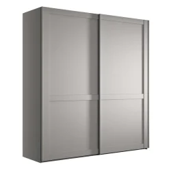 Online 2-türiger Schwebetürenschrank mit Metallgriffen - Ridonna Kleiderschränke