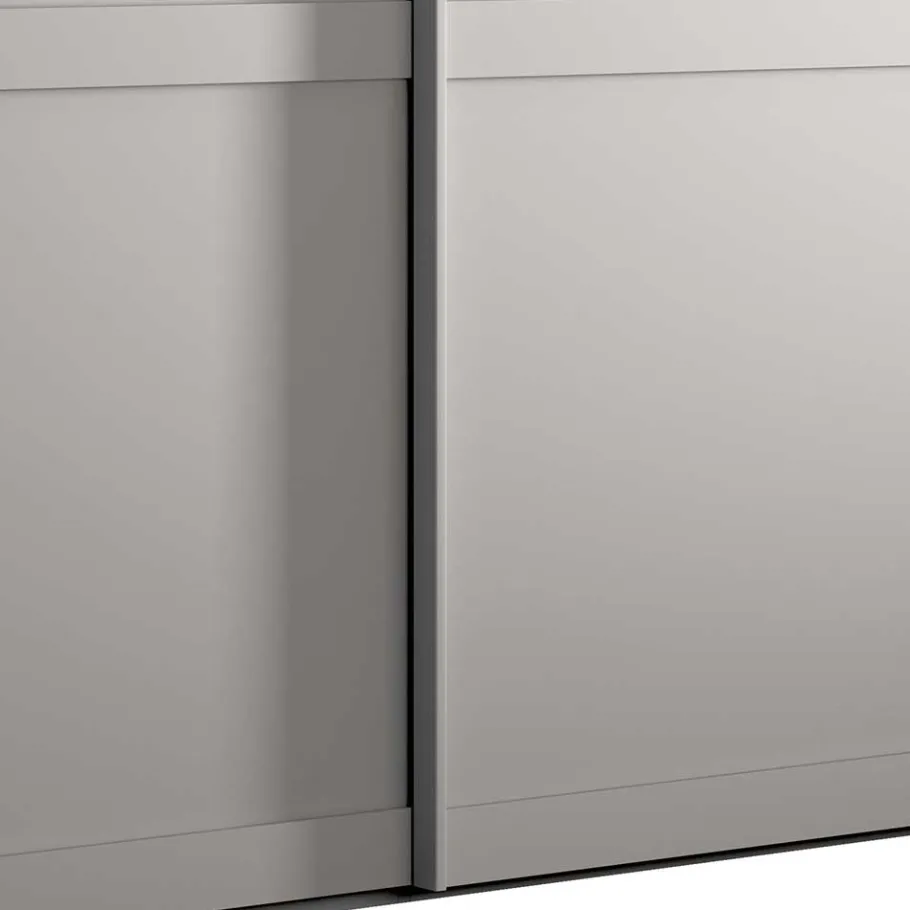 Online 2-türiger Schwebetürenschrank mit Metallgriffen - Ridonna Kleiderschränke