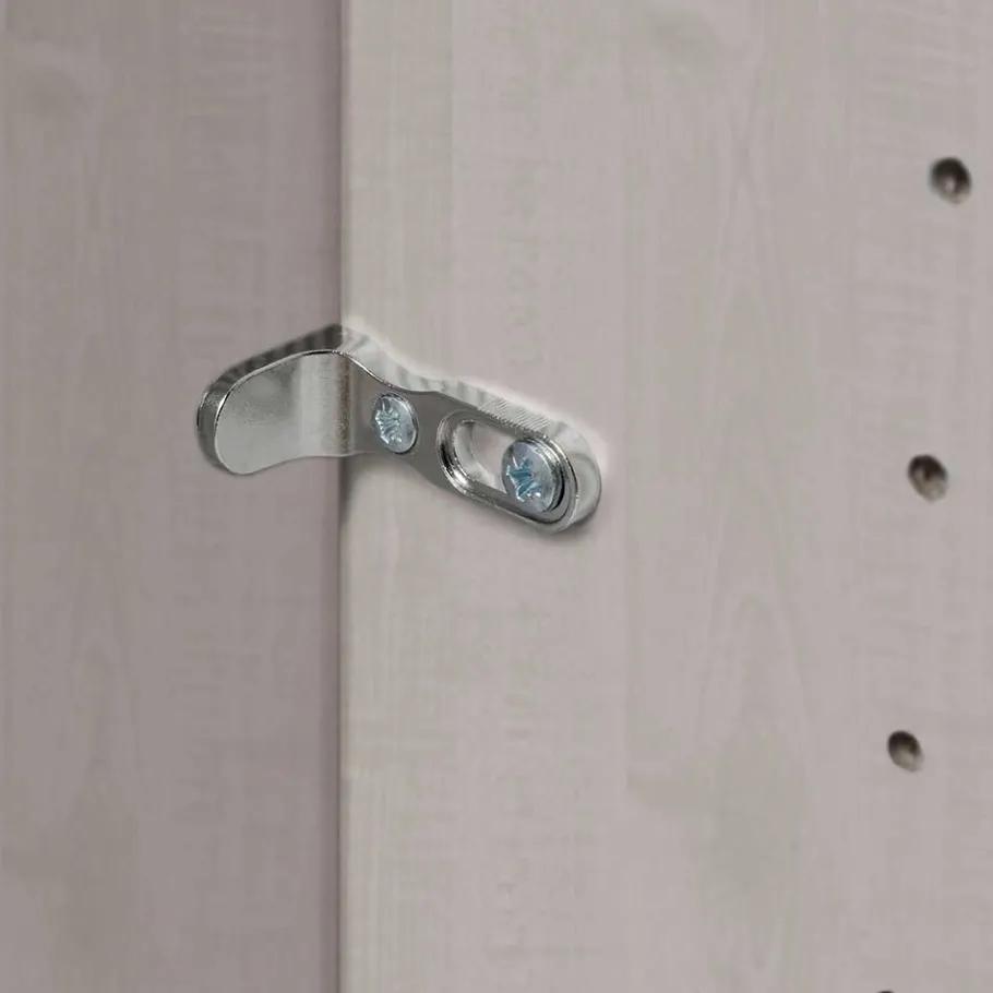 Online 2-türiger Schwebetürenschrank mit Metallgriffen - Ridonna Kleiderschränke