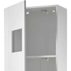 1-türiger Vitrinenschrank in Weiß Hochglanz - Timmona Vitrinen|Schränke