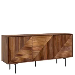 Best 3-türiges Designer Sideboard aus Massivholz - Madrino Sideboards