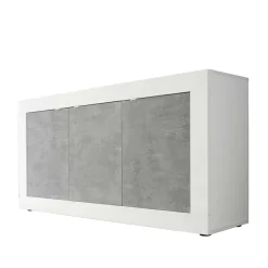 3-türiges Design-Sideboard in Beton Dekor - Narandu Sideboards