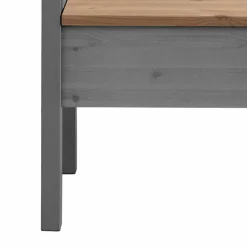 Sale Truhenbank mit Armlehnen Jytte aus Kiefernholz Sitzbank