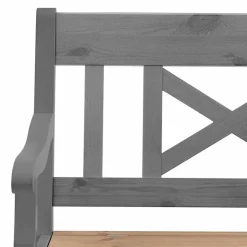 Sale Truhenbank mit Armlehnen Jytte aus Kiefernholz Sitzbank