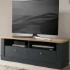 Sale TV Bank mit zwei Schubladen & Fächern - Lionel Tv & Hifi-Möbel|Lowboards
