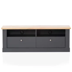 Sale TV Bank mit zwei Schubladen & Fächern - Lionel Tv & Hifi-Möbel|Lowboards
