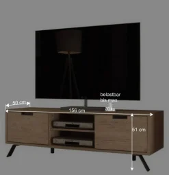 TV Board im Retro Look - Rodonda Tv & Hifi-Möbel|Lowboards