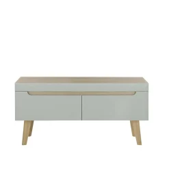 Sale TV Board in Mintgrün mit Eiche - Armina Tv & Hifi-Möbel|Lowboards