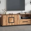 Sale TV Board mit Hirnholz Applikation - Shipper Tv & Hifi-Möbel|Lowboards