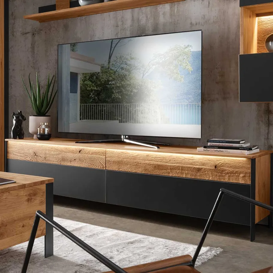 Best TV Board mit vier Schubladen & LED Licht - Viligrana Tv & Hifi-Möbel|Lowboards