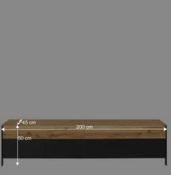 Best TV Board mit vier Schubladen & LED Licht - Viligrana Tv & Hifi-Möbel|Lowboards