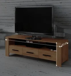 Best TV Board Mosniak aus Kernbuche Massivholz Tv & Hifi-Möbel|Lowboards
