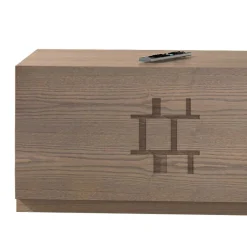 Sale TV Element in Esche Dunkel - Lacruzira (2er Set) Tv & Hifi-Möbel|Lowboards