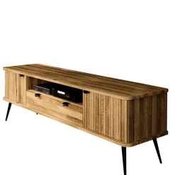 Sale TV Lowboard aus Wildeiche mit Metall - Casarius Tv & Hifi-Möbel|Lowboards