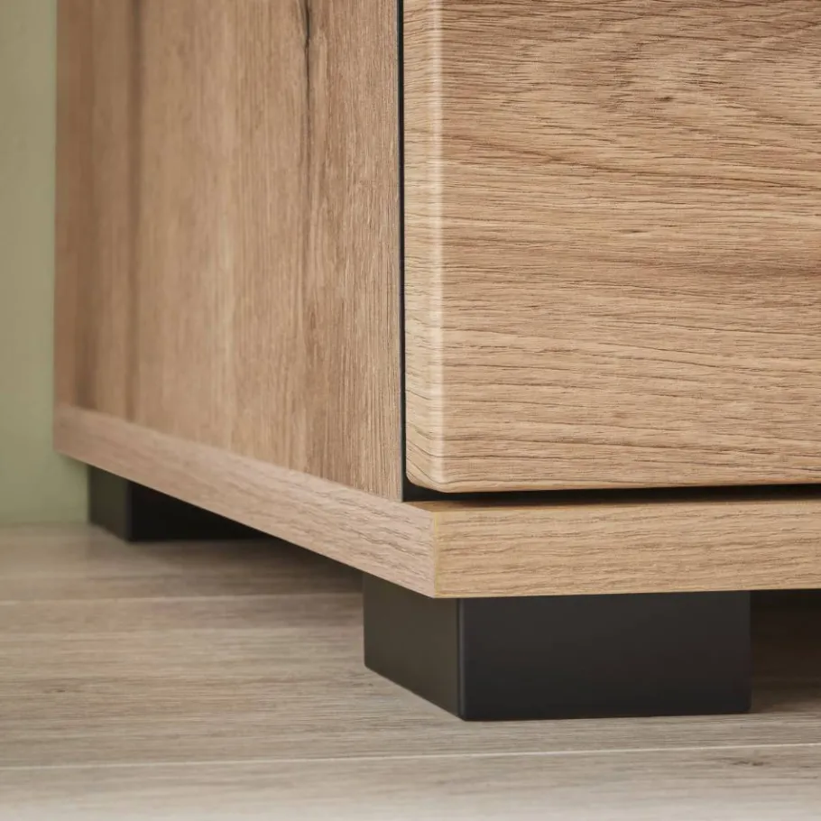 Best TV Lowboard in Eiche Dekor - Brocus Tv & Hifi-Möbel|Lowboards