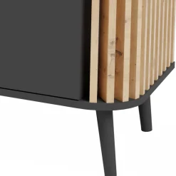 Sale TV Lowboard in Grau und Wildeiche - Penzanca Tv & Hifi-Möbel|Lowboards