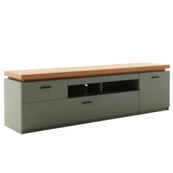 Best TV Lowboard in Graugrün und Eiche - Kwin Tv & Hifi-Möbel|Lowboards