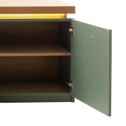 Best TV Lowboard in Graugrün und Eiche - Kwin Tv & Hifi-Möbel|Lowboards