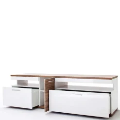 Best TV Lowboard in Hochglanz Weiß - Icadro Tv & Hifi-Möbel|Lowboards