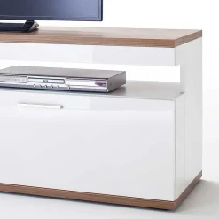 Best TV Lowboard in Hochglanz Weiß - Icadro Tv & Hifi-Möbel|Lowboards