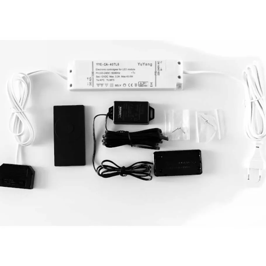 TV Lowboard in Weiß mit Wildeiche - Varzino Tv & Hifi-Möbel