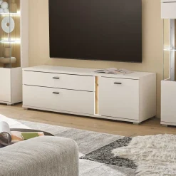 Best TV Lowboard mit LED Beleuchtung - Racelyn Tv & Hifi-Möbel|Lowboards