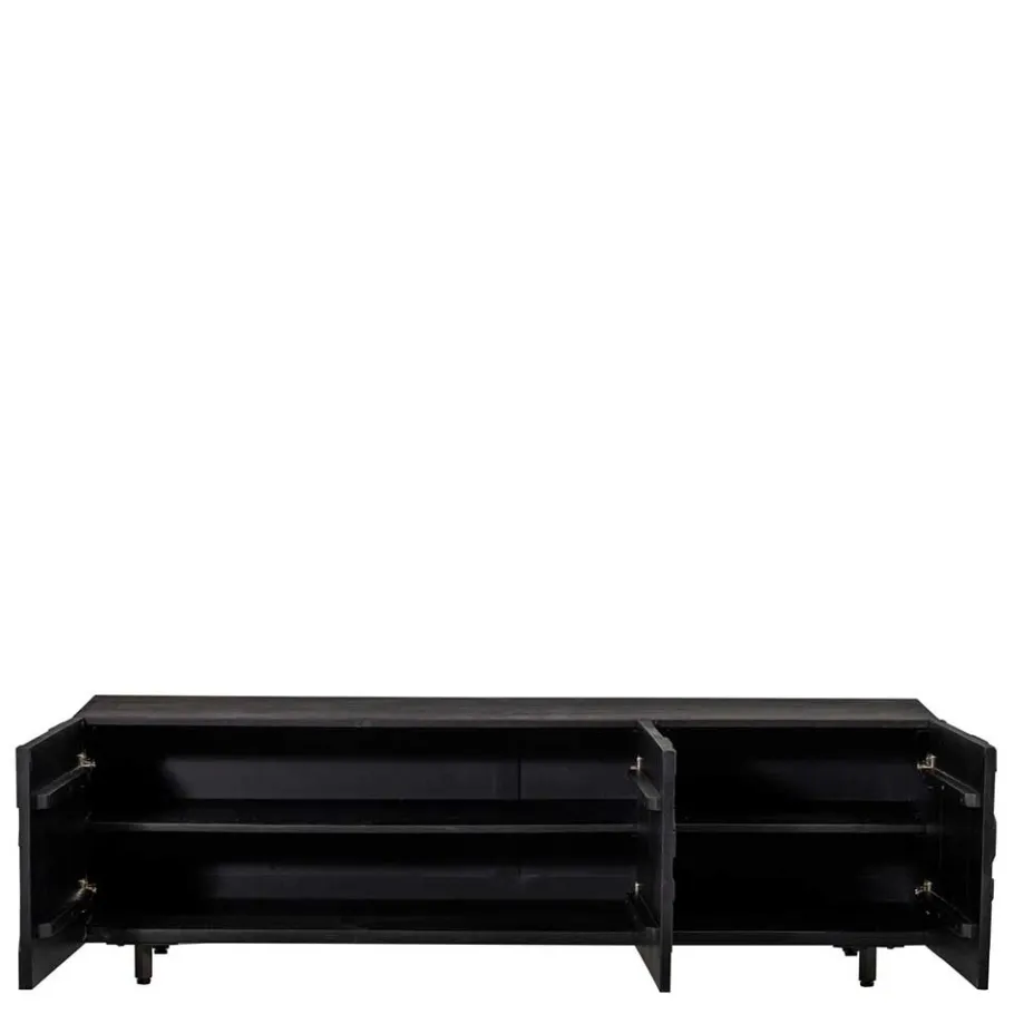 Sale TV Lowboard mit Schnitzereien Front - Eiken Tv & Hifi-Möbel|Lowboards