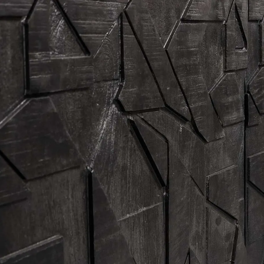 Sale TV Lowboard mit Schnitzereien Front - Eiken Tv & Hifi-Möbel|Lowboards