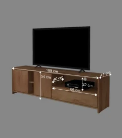 Best TV Lowboard Salomonia aus Kernbuche Massivholz Tv & Hifi-Möbel|Lowboards