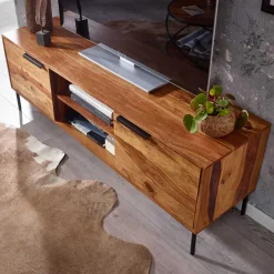 TV Schrank aus Sheesham Massivholz - Placer Tv & Hifi-Möbel|Lowboards