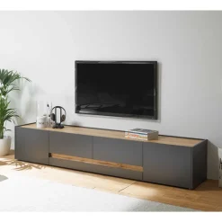 TV Schrank mit 223 cm Breite - Ahilav Tv & Hifi-Möbel|Lowboards