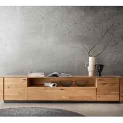 Best TV Unterschrank aus Wildeiche mit Metallgriffen - Ilfred Tv & Hifi-Möbel|Lowboards