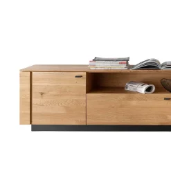 Best TV Unterschrank aus Wildeiche mit Metallgriffen - Ilfred Tv & Hifi-Möbel|Lowboards