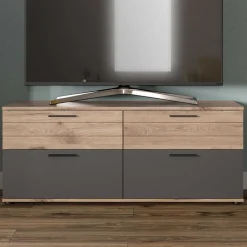 Best TV Unterschrank in der Größe 130x53x48 cm - Lucios Tv & Hifi-Möbel|Lowboards