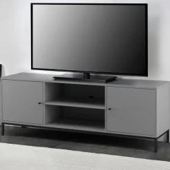 Sale TV Unterschrank in Grau mit Schwarz - Lagista Tv & Hifi-Möbel|Lowboards