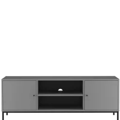 Sale TV Unterschrank in Grau mit Schwarz - Lagista Tv & Hifi-Möbel|Lowboards