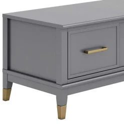 Best TV Unterschrank in Grau und Gold - Tamila Tv & Hifi-Möbel|Lowboards