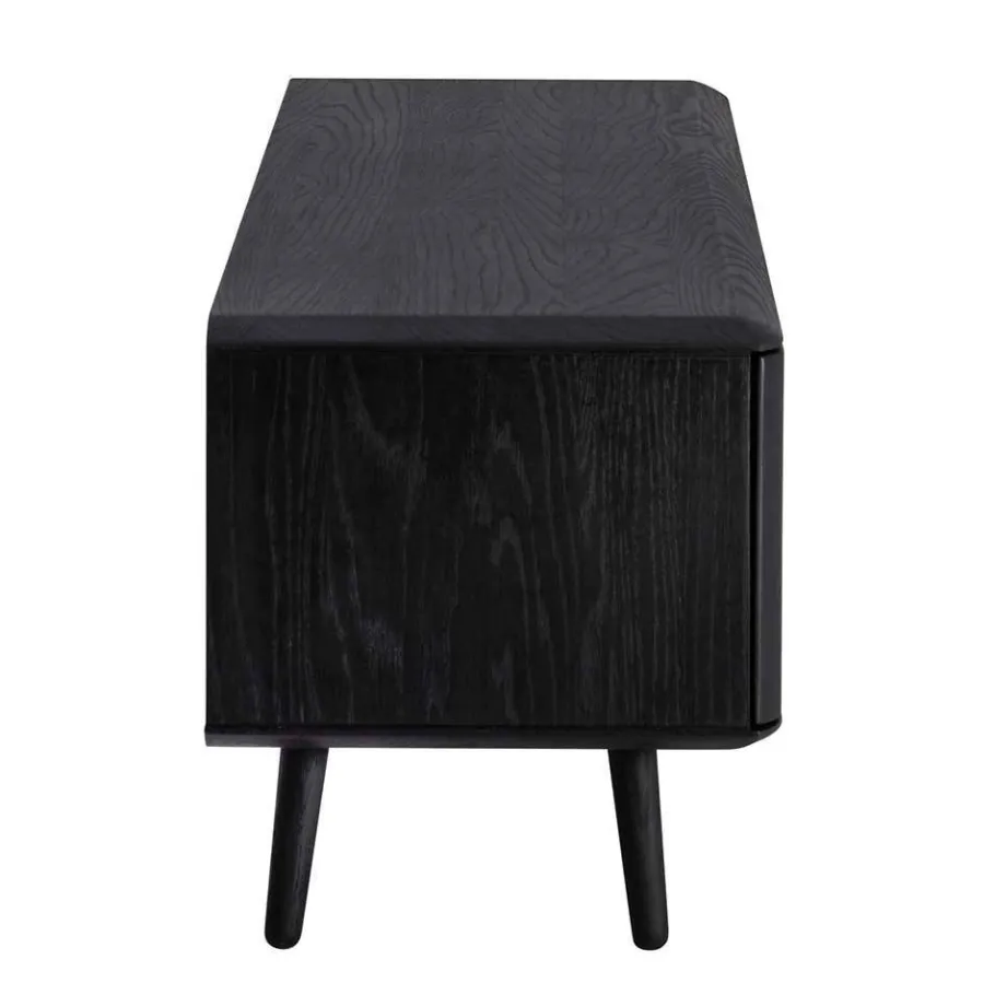 Best TV Unterschrank in Schwarz aus Eiche - Arathan Tv & Hifi-Möbel|Lowboards