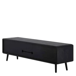 Best TV Unterschrank in Schwarz aus Eiche - Arathan Tv & Hifi-Möbel|Lowboards