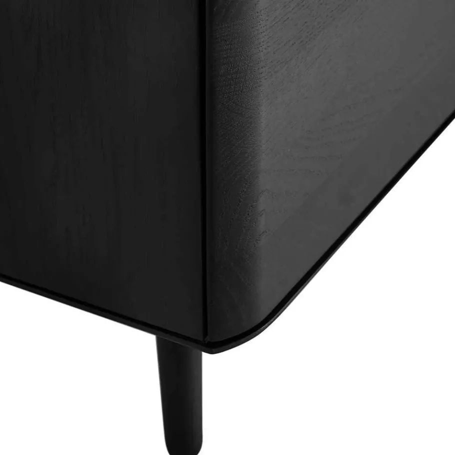 Best TV Unterschrank in Schwarz aus Eiche - Arathan Tv & Hifi-Möbel|Lowboards